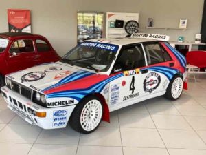 Lancia delta GR A EVO avec des véritables pièces ABARTH