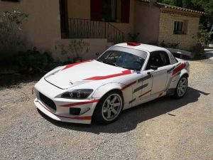 honda S2000 maxi F2000 310ch boite Séquentielle gros frein AV AR Suspensions Proflex