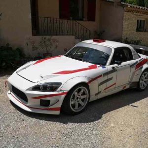 honda S2000 maxi F2000 310ch boite Séquentielle gros frein AV AR Suspensions Proflex (1)