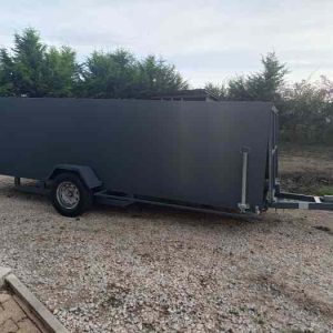 Remorque fermée basculante (1)