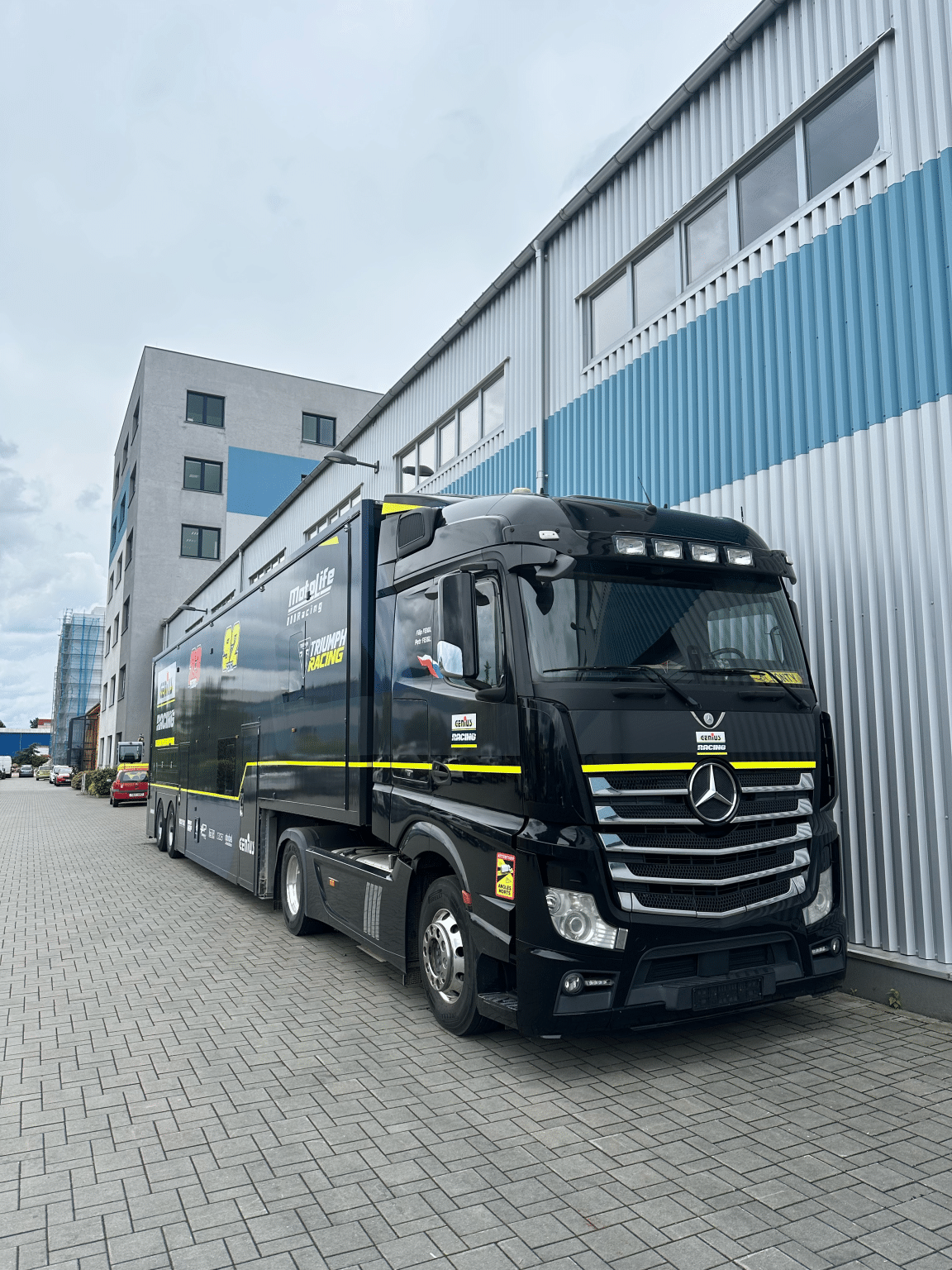 Mercedes Actros et semi Burgers, transporter complet sport auto β Image 3