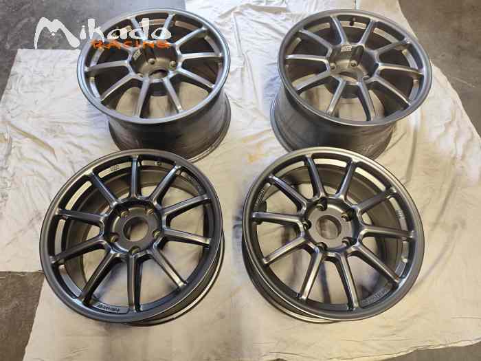 Jeu de 4 jantes Braid FullRace FF 18 pouces, Porsche 997 GT3