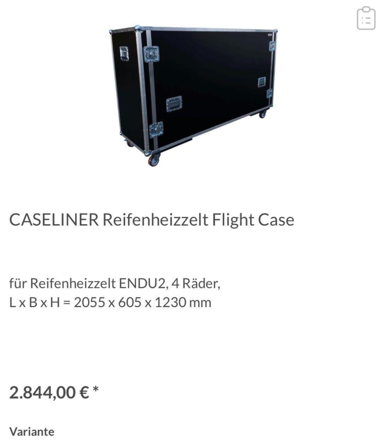 Chauffe-pneus Caseliner · ensemble complet ex-GT3 – Image 2