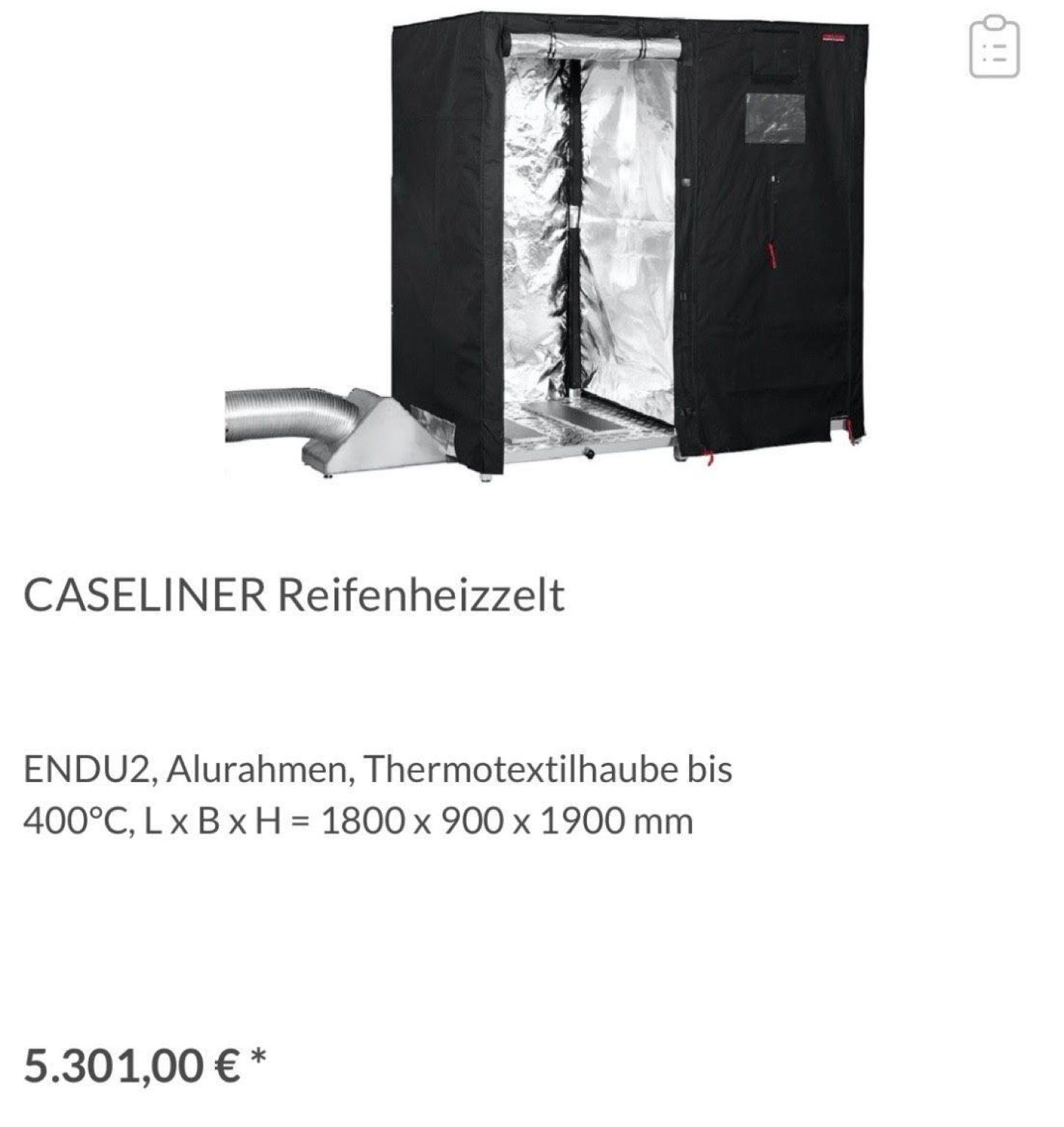 Chauffe-pneus Caseliner · ensemble complet ex-GT3 – Image 3