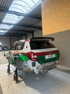 Škoda Fabia S2000 usine, châssis 49, ex-Kopecký / Mikkelsen