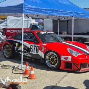 Porsche 996 Cup montée en RSR, kit carbone, 380 ch