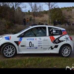 Renault Clio R3 Max ~250 ch · moteur Swindon, caisse Matter