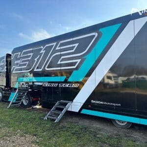 Scania R500 + semi-remorque transport 2 voitures ex-Toksport WRT