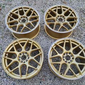 4 jantes Japan Racing JR-18 17x8 neuves · double perçage