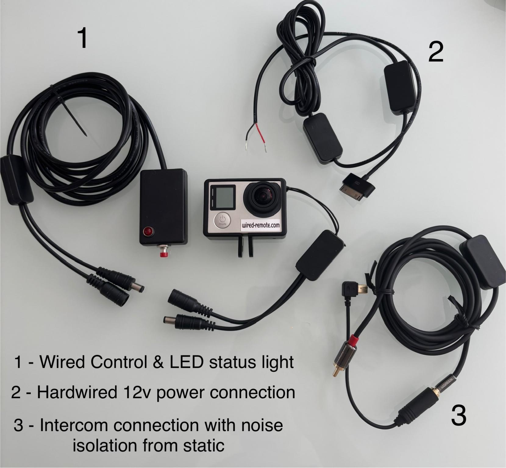 Commande GoPro filaire · piloter la caméra depuis le baquet – Image 2