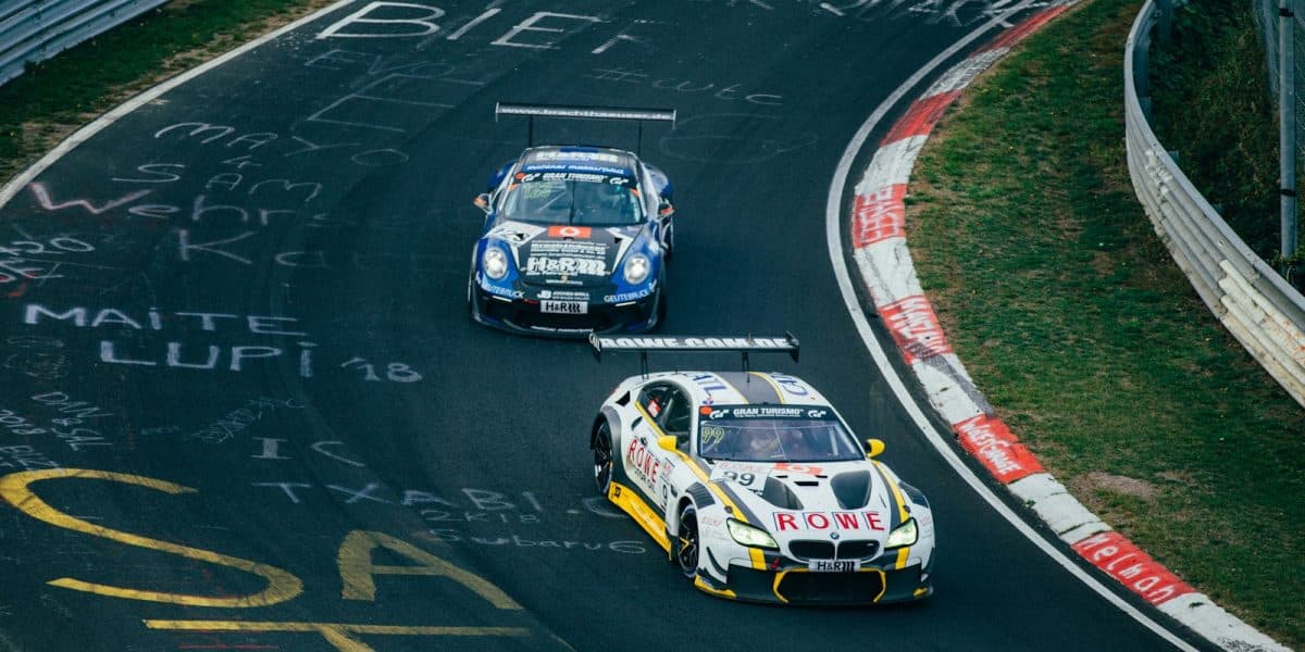 Monoplace de course sur circuit